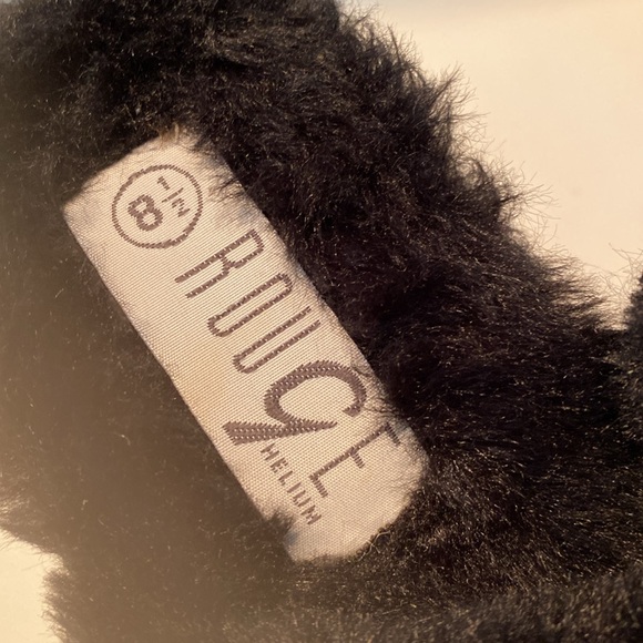 NWT Rouge Helium Black Platform Chunky Heels - Picture 2 of 9